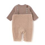 アニマルクマ恐竜モチーフぽこぽこボアカバーオールベビー(60~80cm) | SLAP SLIP | 詳細画像19 