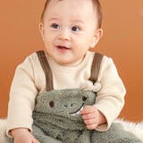 アニマルクマ恐竜モチーフぽこぽこボアカバーオールベビー(60~80cm) | SLAP SLIP | 詳細画像3 