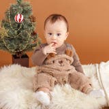 アニマルクマ恐竜モチーフぽこぽこボアカバーオールベビー(60~80cm) | SLAP SLIP | 詳細画像5 