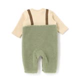 アニマルクマ恐竜モチーフぽこぽこボアカバーオールベビー(60~80cm) | SLAP SLIP | 詳細画像8 