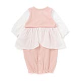 お花レース襟付きレーススカートドッキング2WAYオールベビー(50~70cm) | SLAP SLIP | 詳細画像10 