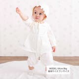 お花レース襟付きレーススカートドッキング2WAYオールベビー(50~70cm) | SLAP SLIP | 詳細画像2 