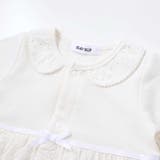 お花レース襟付きレーススカートドッキング2WAYオールベビー(50~70cm) | SLAP SLIP | 詳細画像6 