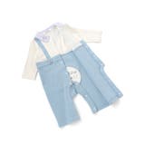 アニマルクマさんおしりパッチサロペット重ね着風カバーオールベビー(70~80cm… | SLAP SLIP | 詳細画像12 