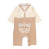 アニマルクマさんおしりパッチサロペット重ね着風カバーオールベビー(70~80cm… | SLAP SLIP | 詳細画像16 