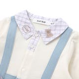 アニマルクマさんおしりパッチサロペット重ね着風カバーオールベビー(70~80cm… | SLAP SLIP | 詳細画像6 