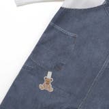 アニマルクマさんストライプサロペット重ね着風プリントロンパースベビー(60~80… | SLAP SLIP | 詳細画像11 