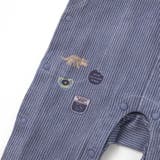 アニマルクマさんストライプサロペット重ね着風プリントロンパースベビー(60~80… | SLAP SLIP | 詳細画像19 