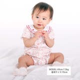 【お揃い】プリント総柄重ね襟付き半袖ロンパースベビー(60~80cm) | SLAP SLIP | 詳細画像2 