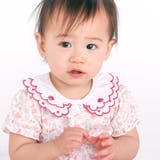 【お揃い】プリント総柄重ね襟付き半袖ロンパースベビー(60~80cm) | SLAP SLIP | 詳細画像3 