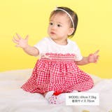 【お揃い】チェックレーススカート付きスモッキングボディミニベビー(70~80cm… | SLAP SLIP | 詳細画像2 