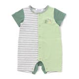 くじらクマ恐竜アニマルおしりモチーフボーダー切り替えロンパースベビー(60~80… | SLAP SLIP | 詳細画像15 