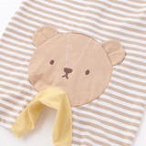 くじらクマ恐竜アニマルおしりモチーフボーダー切り替えロンパースベビー(60~80… | SLAP SLIP | 詳細画像21 