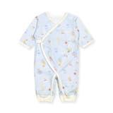 ブルー系(アニマル柄) | イチゴアニマルクマプリント総柄肌着ベビー(60~70cm) | SLAP SLIP