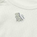 アニマルクマウサギ恐竜刺しゅう接結インナー2WAYオールベビー(50~70cm) | SLAP SLIP | 詳細画像14 