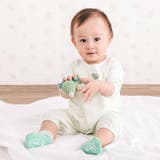 アニマルクマウサギ恐竜刺しゅう接結インナー2WAYオールベビー(50~70cm) | SLAP SLIP | 詳細画像4 