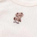 アニマルクマウサギ恐竜刺しゅう接結インナー2WAYオールベビー(50~70cm) | SLAP SLIP | 詳細画像7 