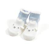 ブルー(ヒツジ) | ヒツジウサギクマ耳ぴょこぴょこアニマルカップソックスベビー | SLAP SLIP