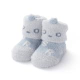 ブルー(ロボット) | 【お揃い】アニマルウサギクマロボットもこもこソックス(9~12cm) | SLAP SLIP