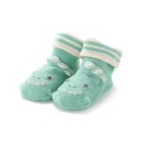 グリーン(恐竜) | クマウサギ恐竜モチーフソックスベビー(9~12cm) | SLAP SLIP