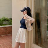 ビギニング、 クロップシースルーカーディガン cd1215 | BEIDELLI | 詳細画像11