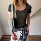 CHARCOAL | ビリー Uネック半袖Tシャツ ts1508 | BEIDELLI