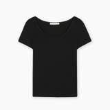 BLACK | ビリー Uネック半袖Tシャツ ts1508 | BEIDELLI