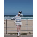 WHITE | キャベツ、ティアードミニスカートパンツ sk1151 | BEIDELLI