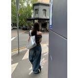 クリ ストライプオフショルダー半袖Tシャツ ts1520 | BEIDELLI | 詳細画像6
