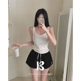 WHITE | ドットフライスキャミソール ts1428 | BEIDELLI
