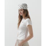 WHITE | エルロ、レタリングベーシック半袖Tシャツ ts1427 | BEIDELLI