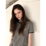 エント ストライプリンガーTシャツ DS26088 | BEIDELLI | 詳細画像4