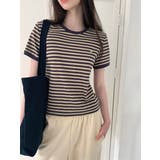 エント ストライプリンガーTシャツ DS26088 | BEIDELLI | 詳細画像5