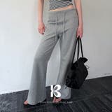 GRAY | フラット スウェットフレアパンツ DS26073 | BEIDELLI