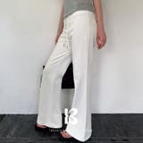 WHITE | フラット スウェットフレアパンツ DS26073 | BEIDELLI