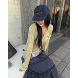 OLIVE | フローラル ニットジップパーカー jp1226 | BEIDELLI