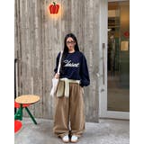 BEIGE | グレープ 切り替えコットンパンツ pt1547 | BEIDELLI