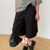 BLACK | グラウンド バミューダカーゴパンツ DS26049 | BEIDELLI