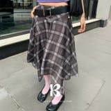 CHECK | レイヤードアシメスカート sk1175 | BEIDELLI