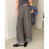 CHARCOAL | メープル ストライプロールアップチノパンツ pt1515 | BEIDELLI