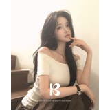 IVORY | ミューズ、スリムフィットオフショルダー半袖Tシャツ ts1416 | BEIDELLI