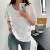 ロールアップUネック半袖Tシャツ ts1351 | BEIDELLI | 詳細画像4