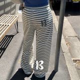 KHAKI | ポター ストライプトレーニングパンツ pt1529 | BEIDELLI