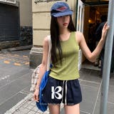 OLIVE GREEN | プティ リブキャミソール ts1503 | BEIDELLI