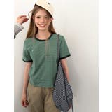 ロミ ストライプ半袖Tシャツ DS26040 | BEIDELLI | 詳細画像3
