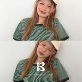 GREEN | ロミ ストライプ半袖Tシャツ DS26040 | BEIDELLI