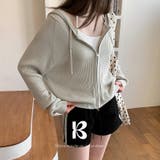 IVORY | ソーダ サマーリブニットジップパーカー DG26609 | BEIDELLI