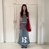 DENIM | テスティ 切り替えロングデニムスカート DN0064 | BEIDELLI