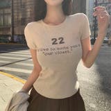 タイニー、リブレタリング半袖Tシャツ ts1417 | BEIDELLI | 詳細画像4