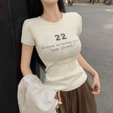 タイニー、リブレタリング半袖Tシャツ ts1417 | BEIDELLI | 詳細画像5